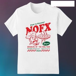 Fast N Greasy Nofx 3 Brooklyn Ny The Final Tour Shirt